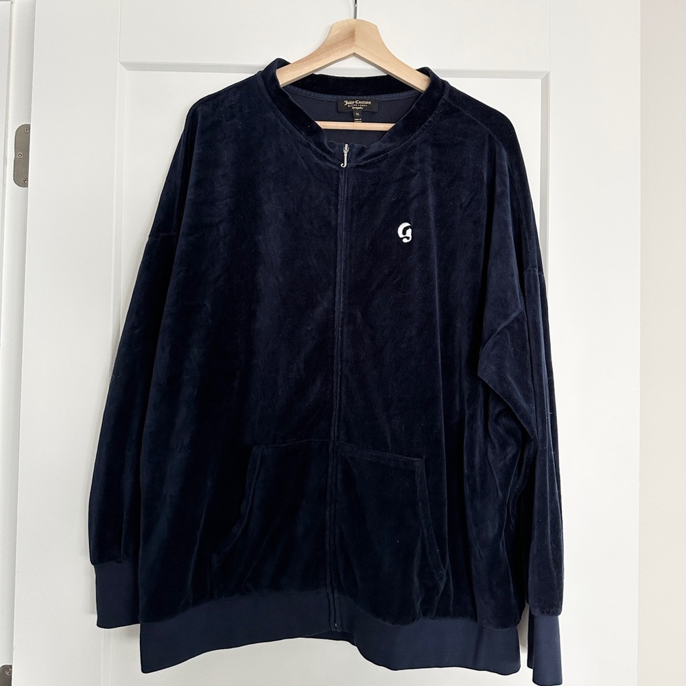 Original Glossier camp x Juicy couture velour tracksuit set (2pcs)